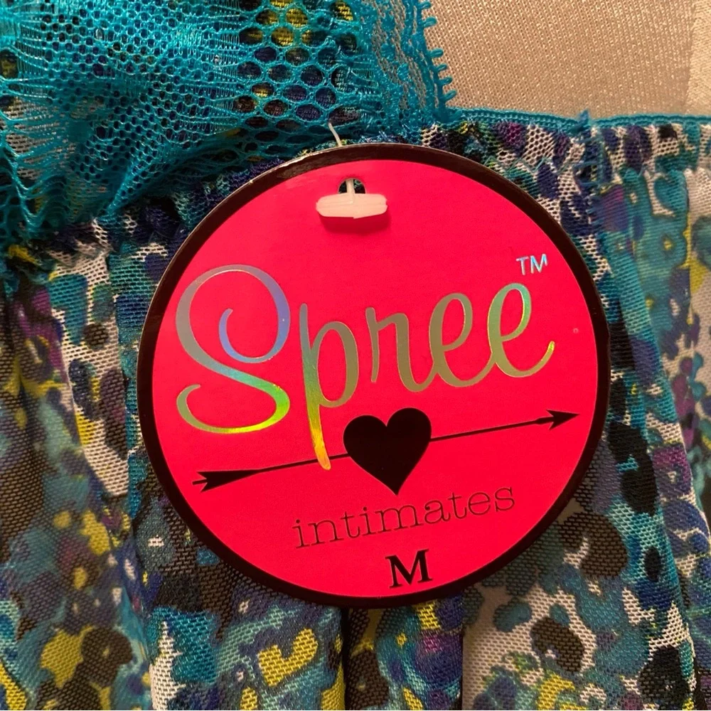 🩷🩷Spree babydoll nightie & thong panty size M NWT. - Picture 3 of 7